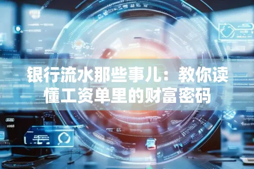 银行流水那些事儿:教你读懂工资单里的财富密码