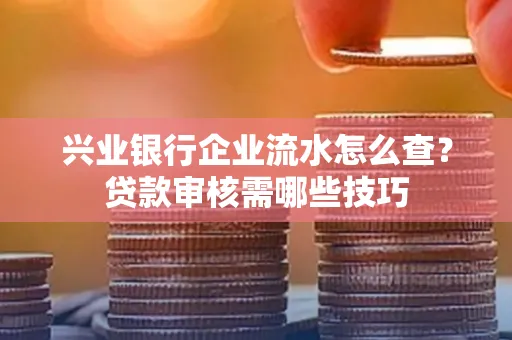 兴业银行企业流水怎么查?贷款审核需哪些技巧