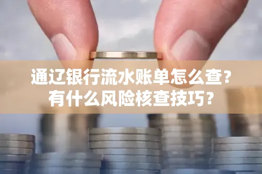 通辽银行流水账单怎么查?有什么风险核查技巧?