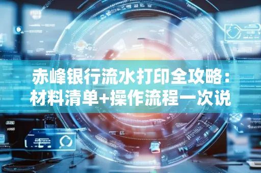 赤峰银行流水打印全攻略：材料清单+操作流程一次说清
