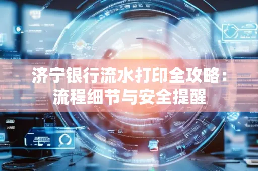 济宁银行流水打印全攻略:流程细节与安全提醒