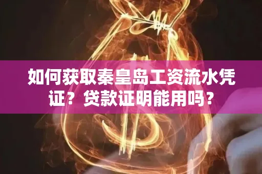 如何获取秦皇岛工资流水凭证?贷款证明能用吗?